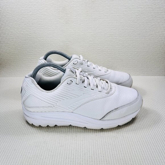 Brooks Addiction Walker 2 Shoes Womens Size 9 Wide White 1203072E142 - Picture 1 of 11